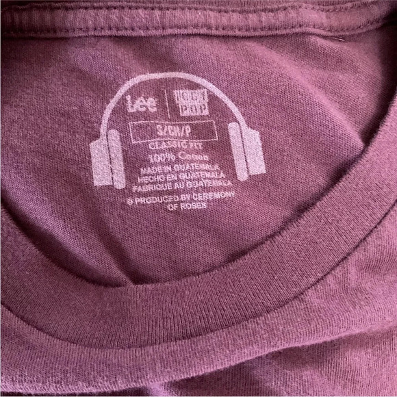 Lee Iggy Pop Lust For Life Men’s T Shirt Small Regular Fit Graphic Tee NWT - Picture 4 of 4